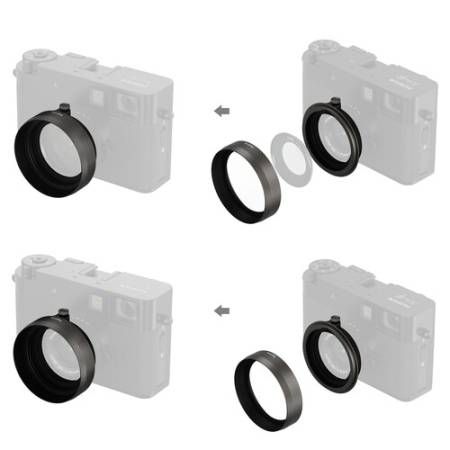 SmallRig 5709 - przeciwsłoneczna osłona obiektywu do FUJIFILM X half - instrukcja montażu